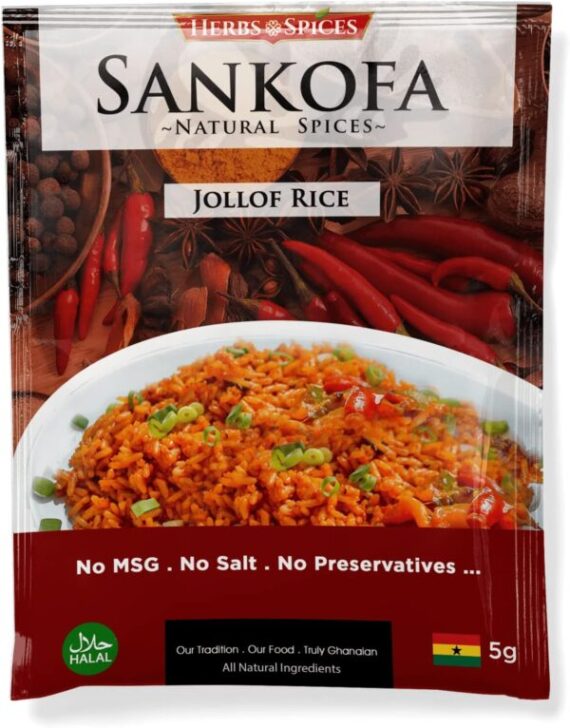 Sankofa Natural Spice - Jollof Rice Seasoning Powder